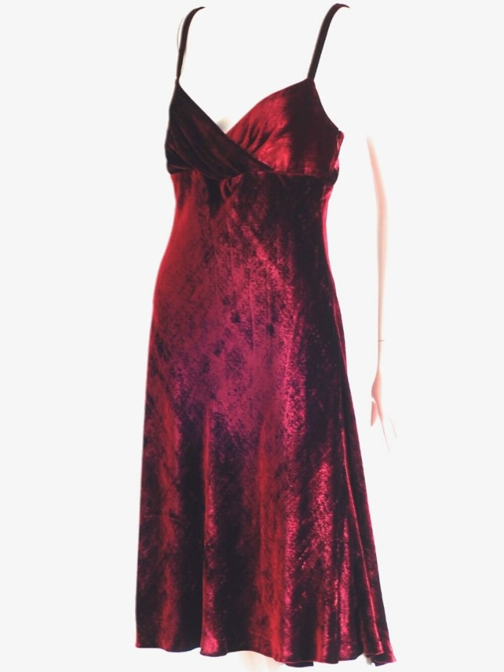 Moschino Cheap & Chic Maroon Coloured Velour Dress - Italy
